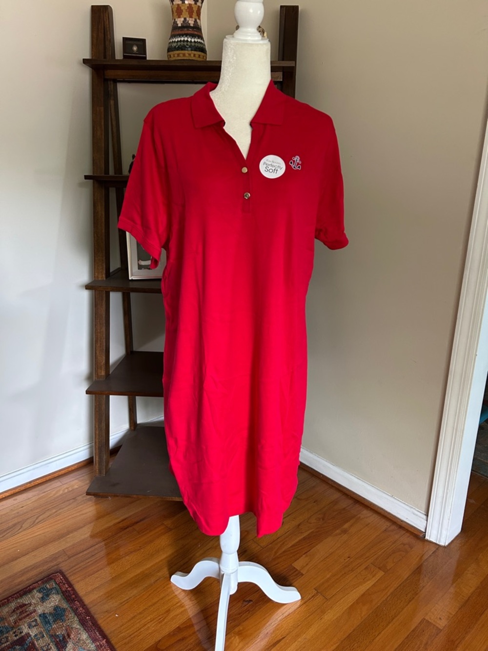 Kim Rogers Shirt Dress with Collar
